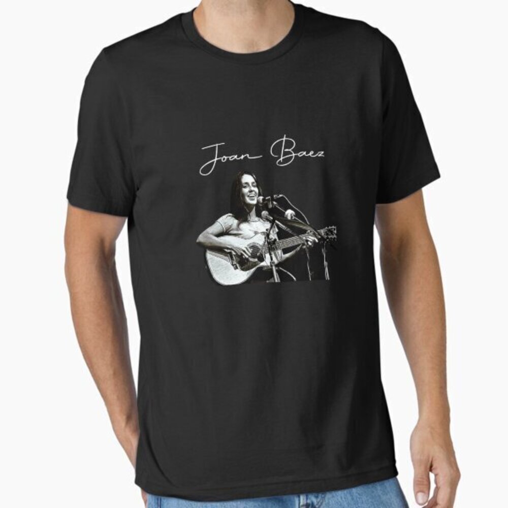 Joan Baez T-Shirts Black